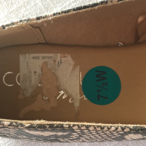 Like new Coconuts by Matisse flat sole never worn faux lizard 7.5W - Picture 9 of 9